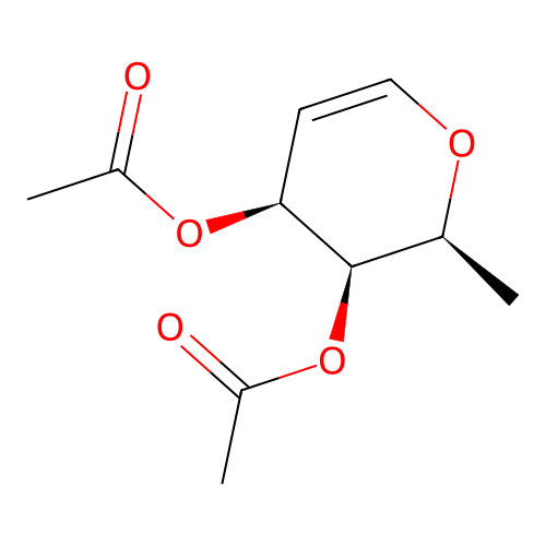 3,4-DI-O-ACETYL-L-FUCAL structure