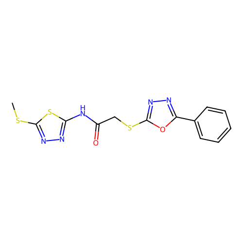 C13H11N5O2S3 structure