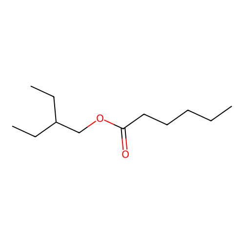 2-Ethylbutyl hexanoate structure