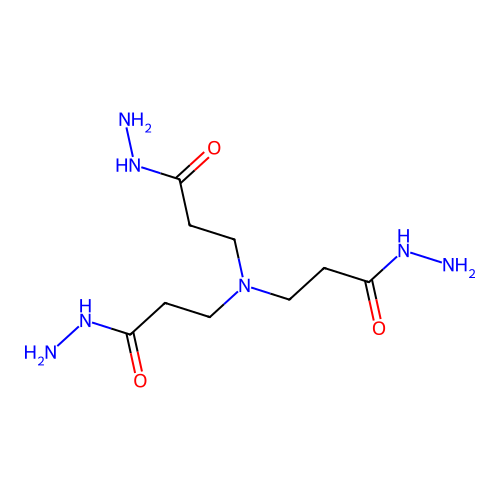 3,3',3''-Nitrilotris(propionohydrazide) structure
