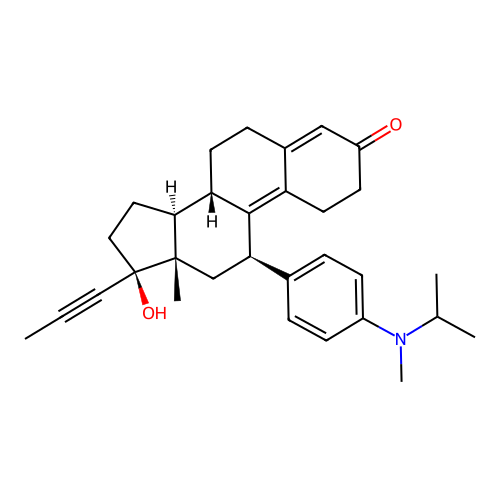 Toripristone structure
