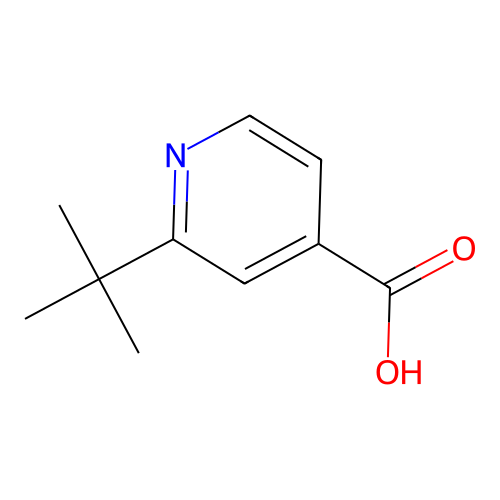 2-Tert-butylpyridine-4-carboxylic acid structure