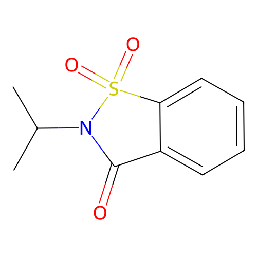 1,1-Dioxo-2-propan-2-yl-1,2-benzothiazol-3-one structure