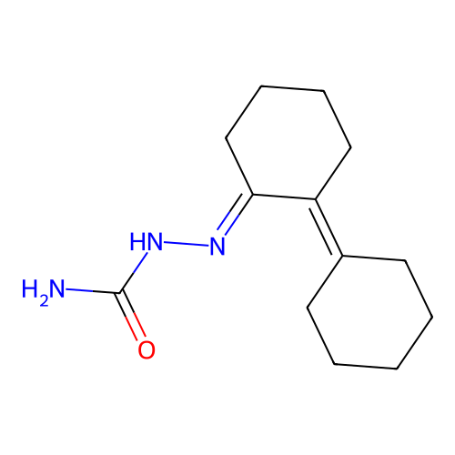 [(2-Cyclohexylidenecyclohexylidene)amino]urea structure