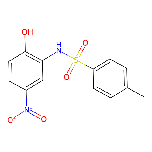 Benzenesulfonamide, N-(2-hydroxy-5-nitrophenyl)-4-methyl- structure
