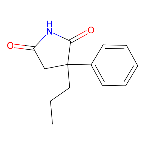 3-Phenyl-3-propylpyrrolidine-2,5-dione structure