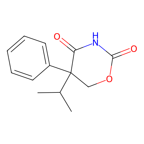 4-Hydroxy-5-phenyl-5-(propan-2-yl)-5,6-dihydro-2H-1,3-oxazin-2-one structure