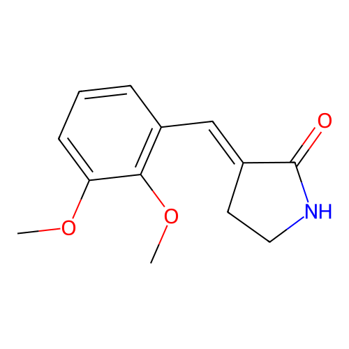 3-[(2,3-Dimethoxyphenyl)methylidene]pyrrolidin-2-one structure