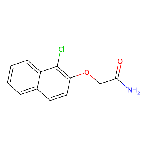 2-[(1-氯-2-萘基)氧基]乙酰胺 structure