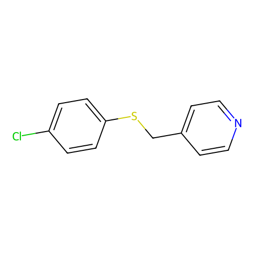 4-Chloro-1-(4-pyridylmethylthio)benzene structure