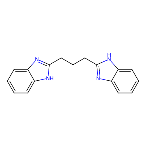 2,2'-(Propane-1,3-diyl)bis(1H-benzimidazole) structure