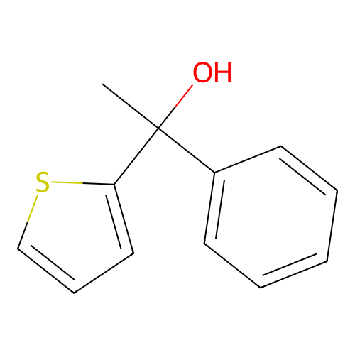 1-Phenyl-1-(2-thienyl)ethan-1-ol structure