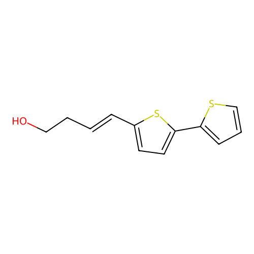 4-(5-(2-Thienyl)-2-thienyl)-3-buten-1-ol structure