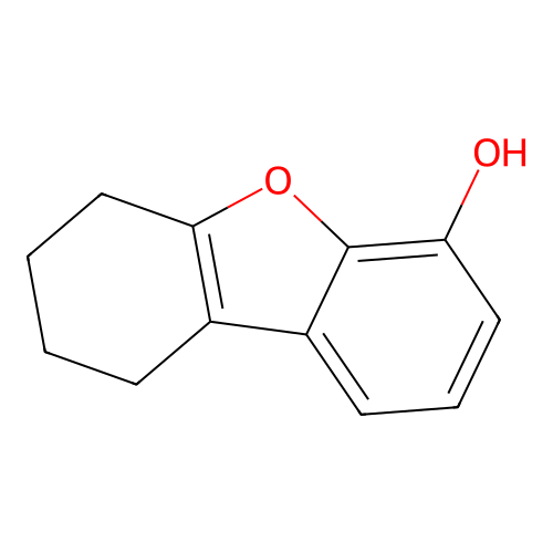 4-Dibenzofuranol, 6,7,8,9-tetrahydro- structure
