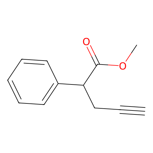 Methyl 2-phenyl-4-pentynoate structure