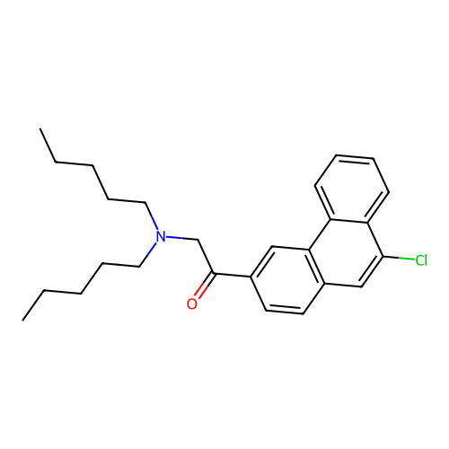 1-(9-Chlorophenanthren-3-yl)-2-(dipentylamino)ethanone structure