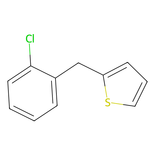 2-(2-Chlorobenzyl)thiophene structure