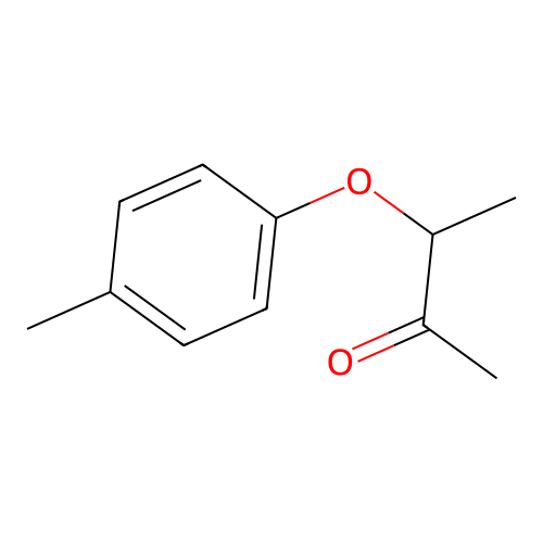 3-(4-Methylphenoxy)-2-butanone structure