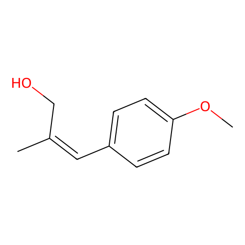 3-(4-Methoxyphenyl)-2-methylprop-2-en-1-ol structure