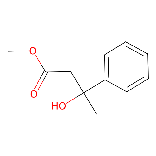 Methyl 3-hydroxy-3-phenylbutanoate structure