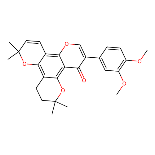 异桑橙素二甲醚 structure