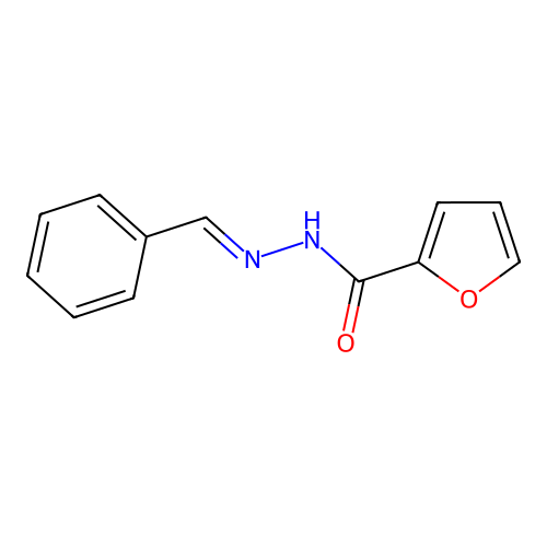 N-(benzylideneamino)furan-2-carboxamide structure