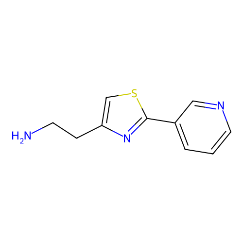 2-[2-(3-Pyridinyl)-1,3-thiazol-4-YL]ethanamine structure