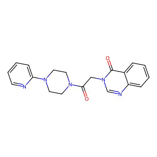3-[2-Oxo-2-(4-pyridin-2-ylpiperazin-1-yl)ethyl]quinazolin-4-one structure