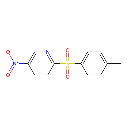 4-Methylphenyl 5-nitro-2-pyridinyl sulfone structure