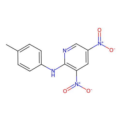 N-(4-Methylphenyl)-3,5-dinitropyridin-2-amine structure