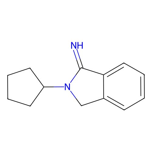 2-cyclopentyl-2,3-dihydro-1H-isoindol-1-imine structure