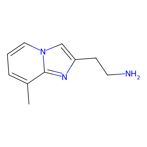 2-(8-Methylimidazo(1,2-a)pyridin-2-yl)ethan-1-amine structure