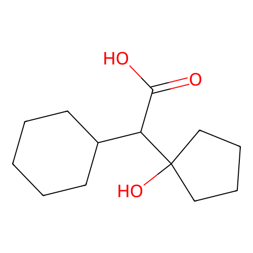 2-环己基-2-(1-羟基环戊基)乙酸 structure