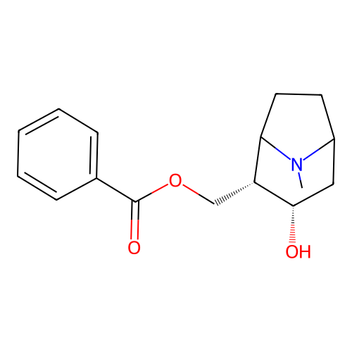 [(2s,3s)-3-Hydroxy-8-methyl-8-azabicyclo[3.2.1]oct-2-yl]methyl benzoate structure