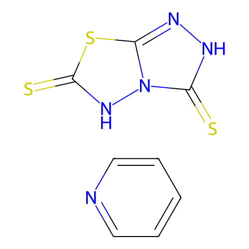 2,5-Dihydro-[1,2,4]triazolo[3,4-b][1,3,4]thiadiazole-3,6-dithione;pyridine structure