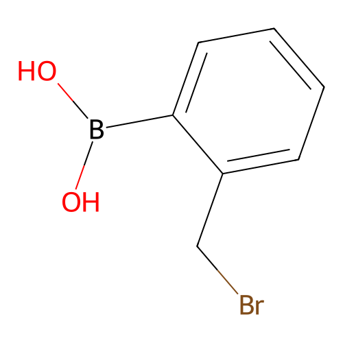 [2-(Bromomethyl)phenyl]boronic acid structure