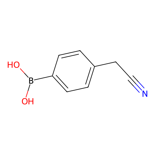 4-(Cyanomethyl)benzeneboronic acid structure