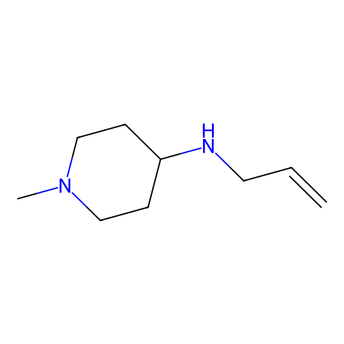 1-methyl-N-(prop-2-en-1-yl)piperidin-4-amine structure
