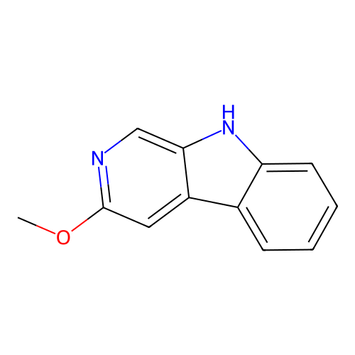 3-methoxy-9H-pyrido[3,4-b]indole structure