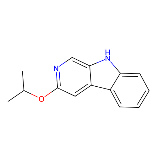 3-Isopropoxy-9H-beta-carboline structure