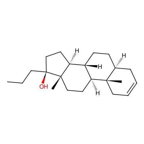17-Propyl-5alpha-androst-2-en-17beta-ol structure