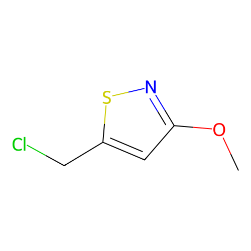 5-(Chloromethyl)-3-methoxy-1,2-thiazole structure