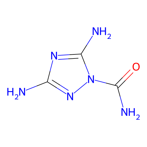 3,5-二氨基-1,2,4-三唑-1-甲酰胺 structure