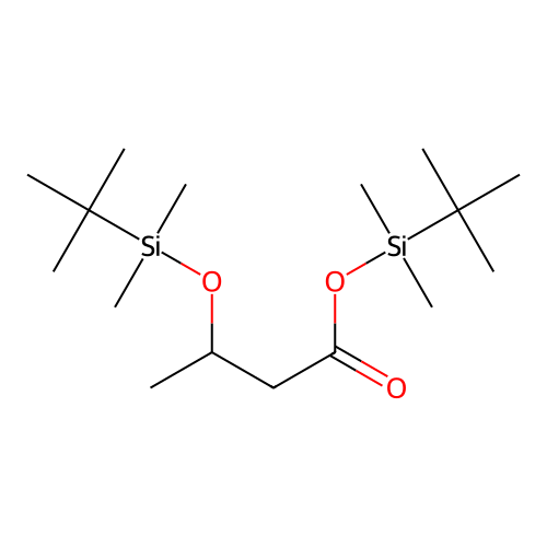 tert-Butyl(dimethyl)silyl 3-([tert-butyl(dimethyl)silyl]oxy)butanoate structure