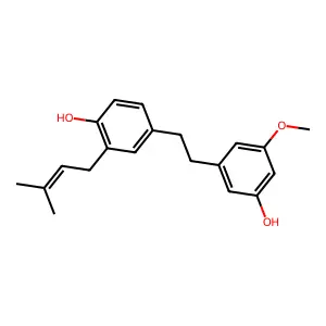 Cannabistilbene I structure