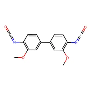 3,3'-Dimethoxybenzidine-4,4'-diisocyanate structure