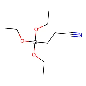 (2-Cyanoethyl)triethoxysilane structure