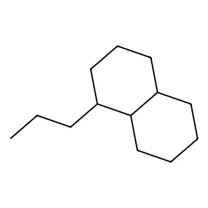1-Propyl-decahydronaphthalene structure