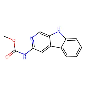 3-(Methoxycarbonyl)amino-beta-carboline structure