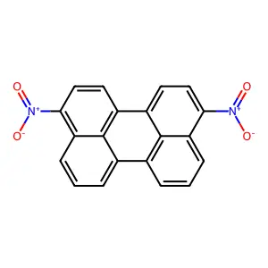 Perylene, 3,10-dinitro- structure